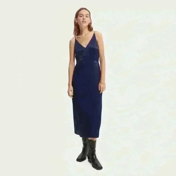 SCOTCH & SODA Lustrous Slip Dress - Picture 12 of 13